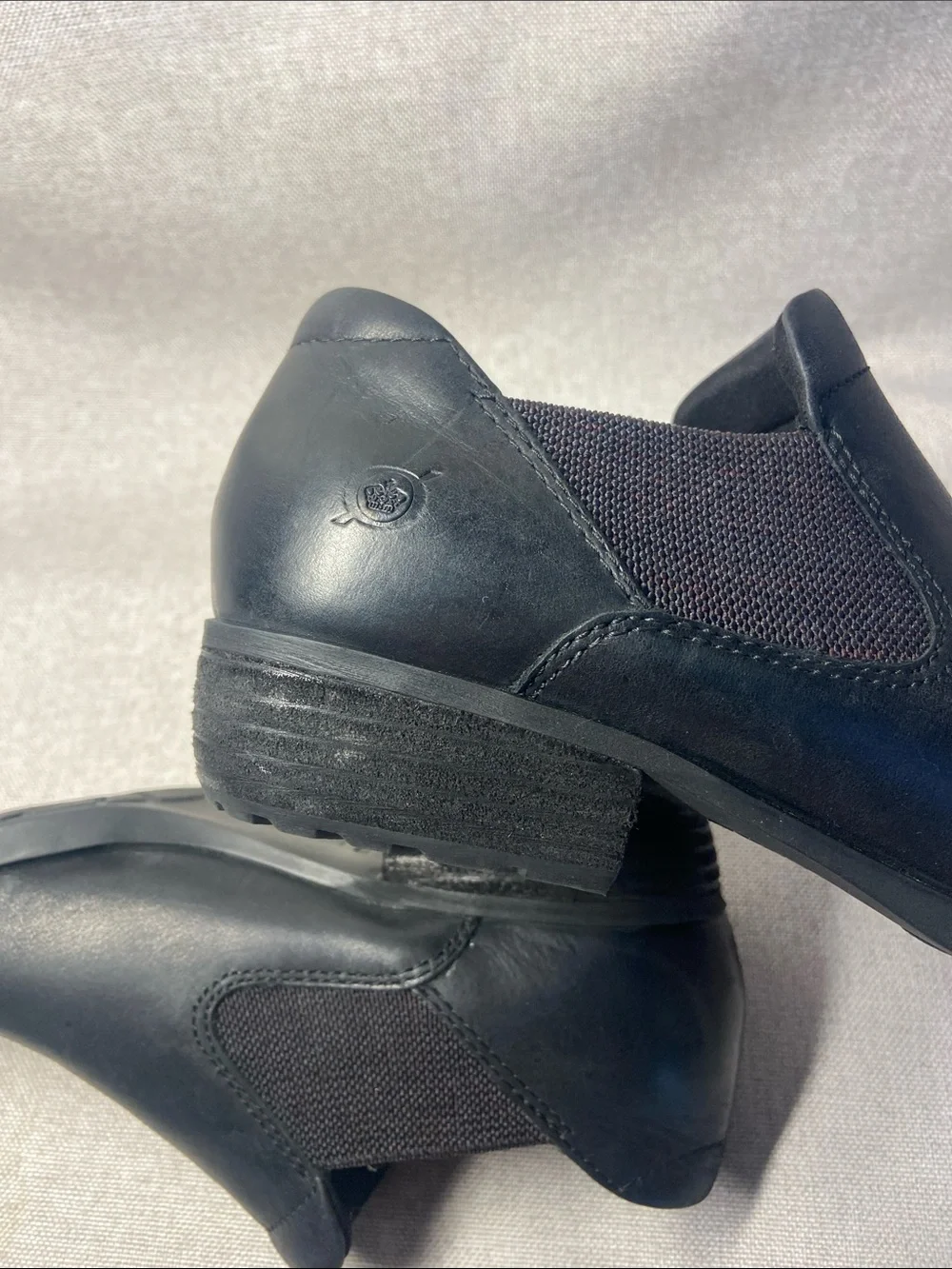 Born Black Leather Slip-On Ankle Shoes
Size 8. - Picture 8 of 9